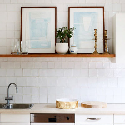 Picture Ledges in kitchen